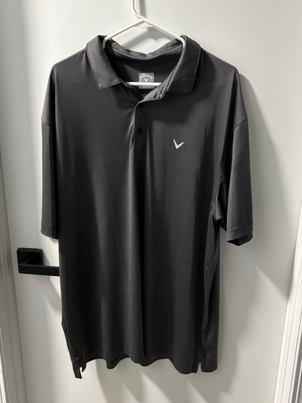 Callaway Men’s Charcoal Black Golf Polo
